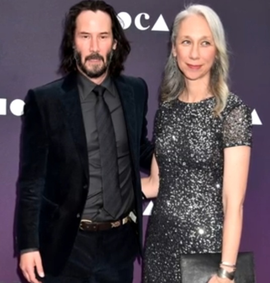 keanu Reeves with Alexandra Grant