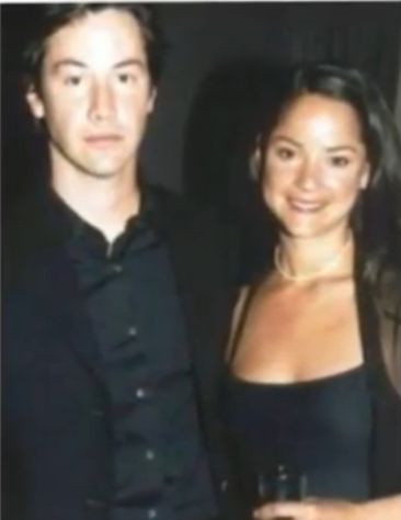 Keanu with his sister kim